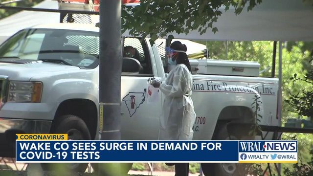 Wake County responds to demand for COVID-19 testing