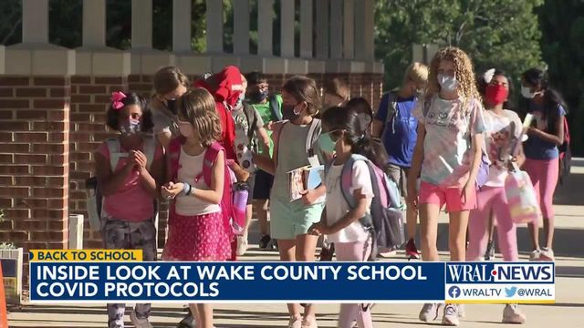 Breaking down a Wake County school day with new COVID-19 protocols in place