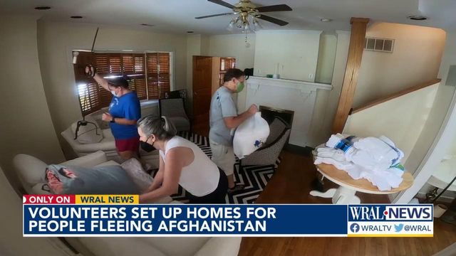 Volunteers helping Afghanistan refugees obtain a better life in the Triangle