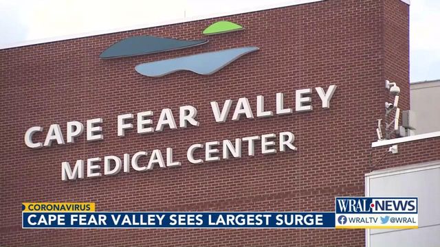 Number of COVID patients at Cape Fear Valley nearly 10 times more than on July 4