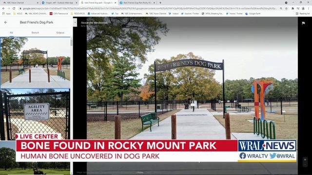 Human bone found at Rocky Mount dog park