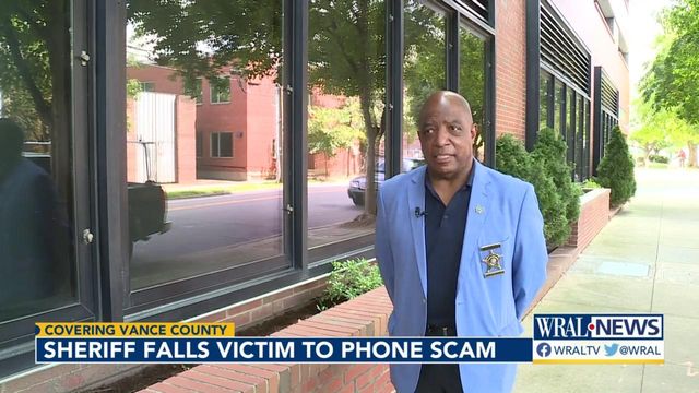 'It could happen to anyone': Vance Co. Sheriff falls victim to phone scam