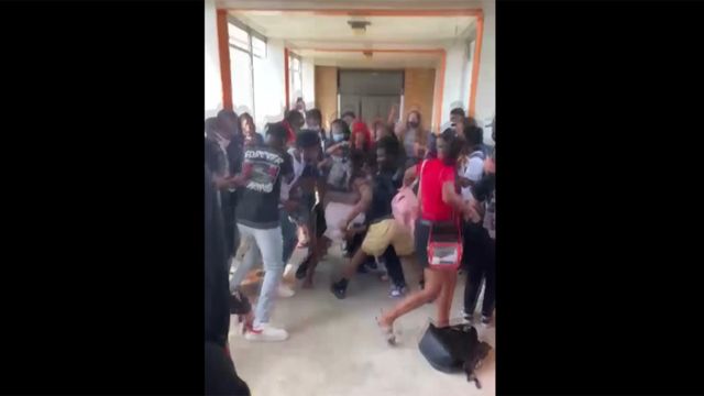 Cellphone video: Wilmington school fight ends in gunfire
