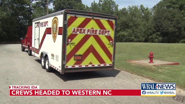 Rescue crews travel to western NC ahead of flood risk from Ida's remnants 