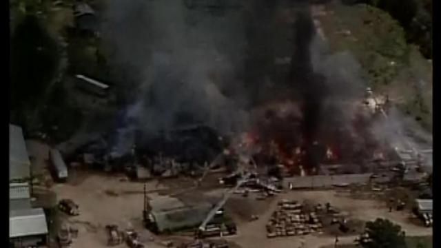 Deadly fire at Hamlet industrial plant 