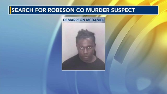 Search for Robeson County murder suspect