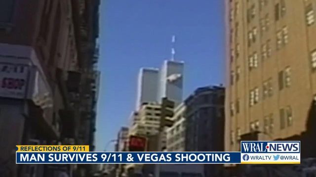 NC man says he's lucky to be alive after 9/11, mass shooting