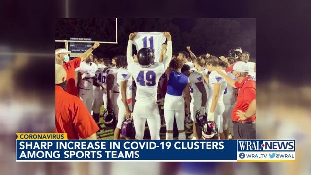 COVID-19 cases rising among school athletic teams 