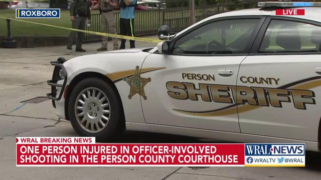 One person critically injured during shooting inside Person County courthouse 
