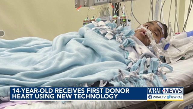 14-year-old gets donor heart using new technolgy