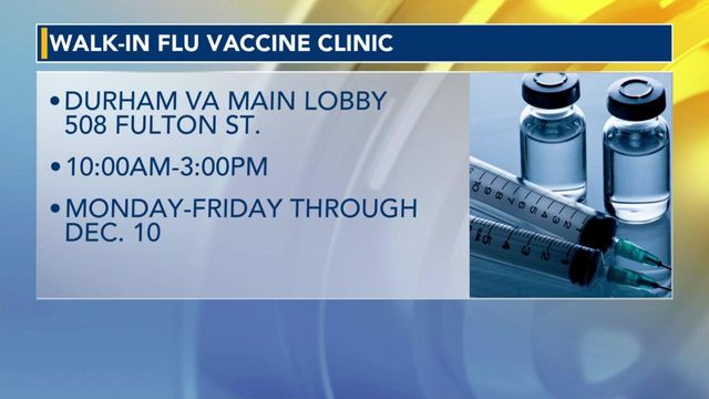 Flu clinic opens at Durham VA 