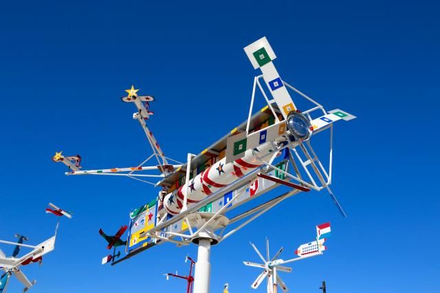 Whirligig at the park in Wilson. (Image courtesy of the Vollis Simpson Wilson Whirligig Park)