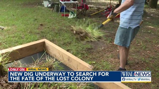 New dig underway to uncover the fate of the Lost Colony