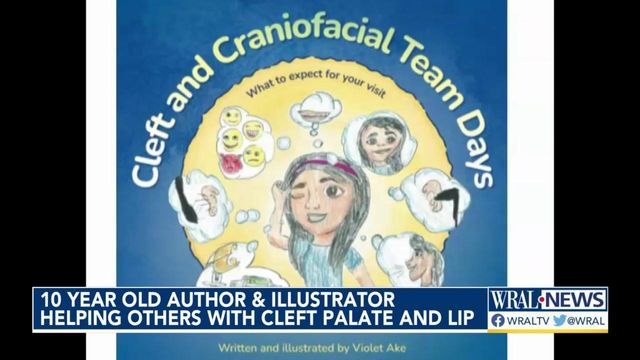 10-year-old writes book to help others with cleft palate and lip 