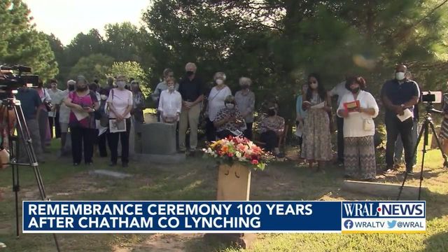 Chatham County honors dark part of history from 100 years ago