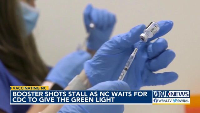 Booster shots stall as North Carolina waits for CDC green light
