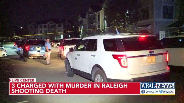 3 charged in Raleigh shooting death