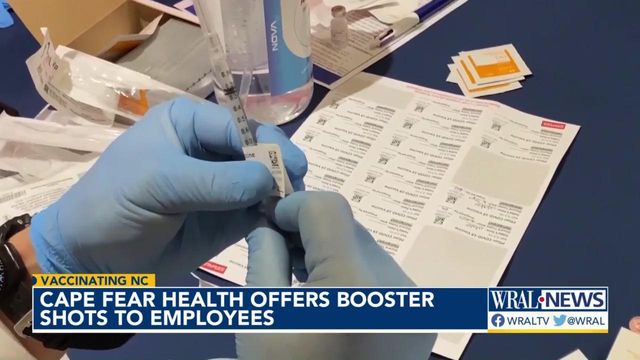 Cape Fear Valley Health rolling out booster shots to employees, public