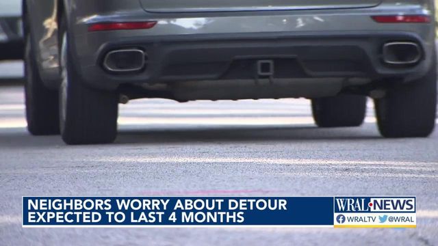Neighbors worry about detour expected to last 4 months 