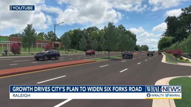 $31M project being finalized to widen Six Forks Road 