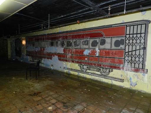 Inside the last remaing section of the Village Subway beneath the Village District, formerly known as Cameron Village.