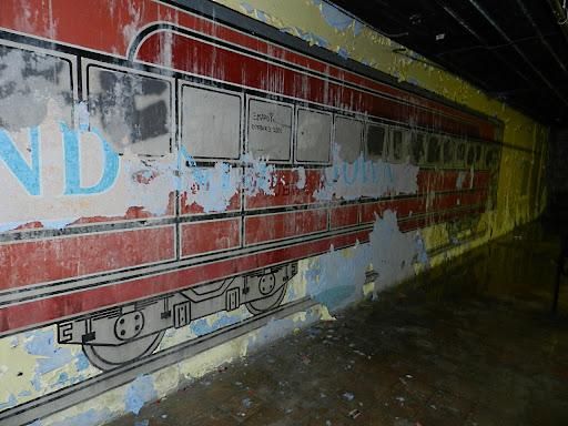 Inside the last remaing section of the Village Subway beneath the Village District, formerly known as Cameron Village.