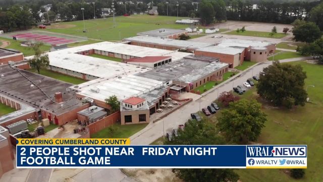 Two people shot near Friday night football game in Fayetteville