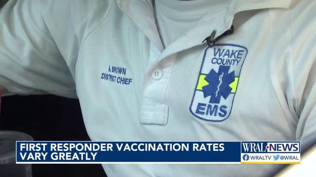 Vaccinated first responders more at-ease during COVID-19 pandemic