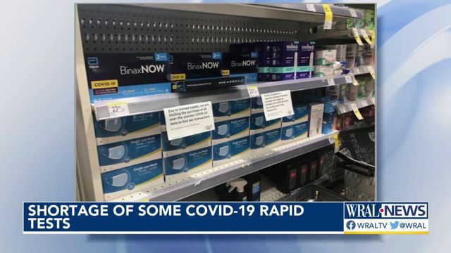 Shortage of COVID-19 tests impacting local pharmacies