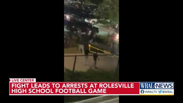 Fight at Rolesville High football game draws large police presence
