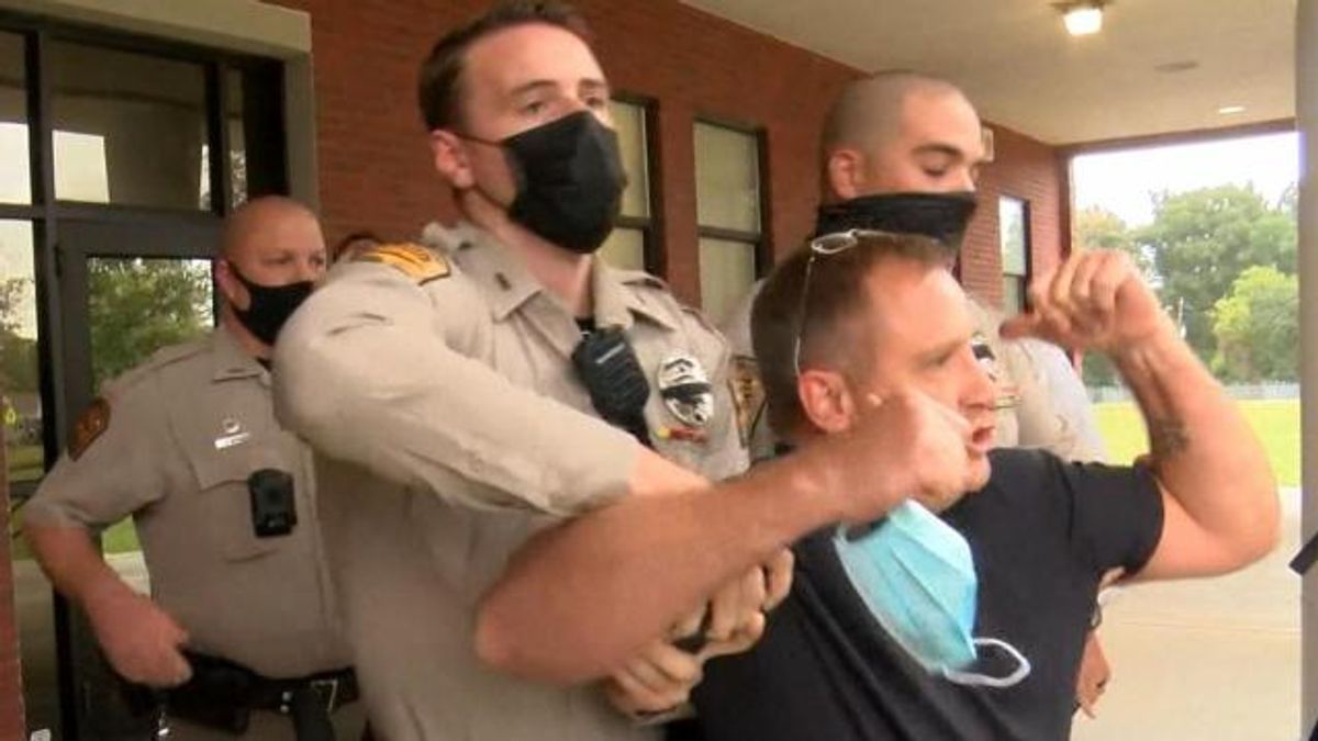 New Hanover school board, sheriff’s office sued by local Republican leader over meeting mask mandate
