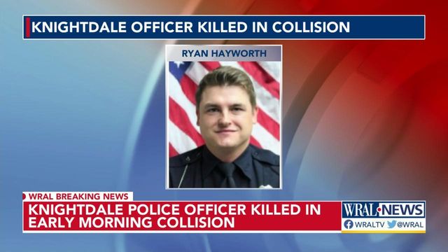 Police officer, age 23, killed in overnight collision 