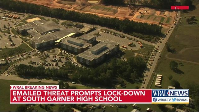 Emailed threat prompts lockdown at Garner high school