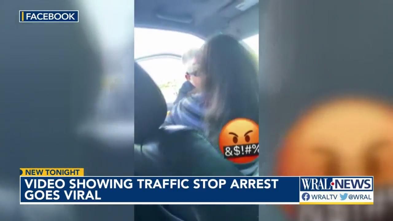 Video showing traffic stop arrest in Wake Forest goes viral