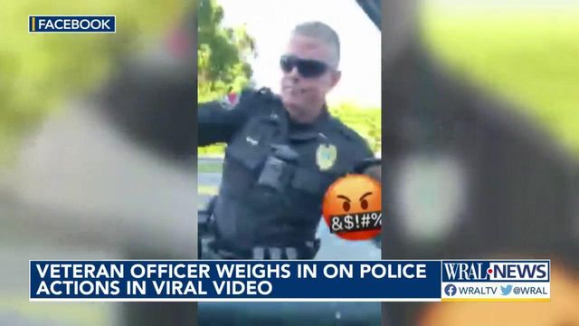 Veteran police officer weighs in on police's actions in viral video 
