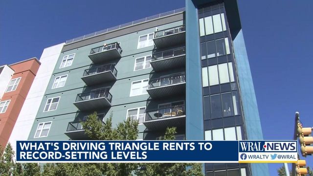 Triangle rents at record highs
