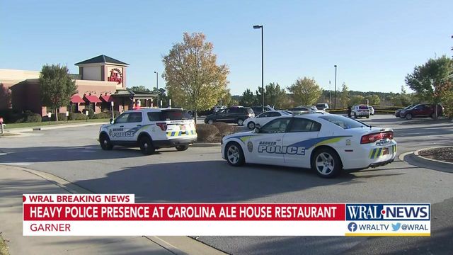 Heavy police presence spotted at Carolina Ale House in Garner