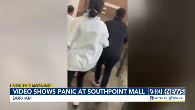 Witness video shows panic at Southpoint in Durham