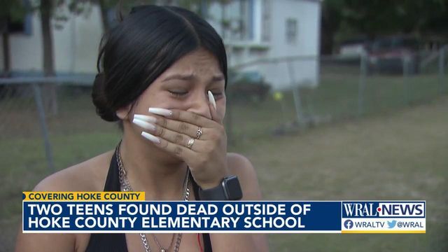 Students grieve loss of 2 teens found dead outside elementary school in Raeford