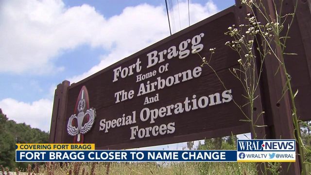 Fort Bragg one step closer to name change
