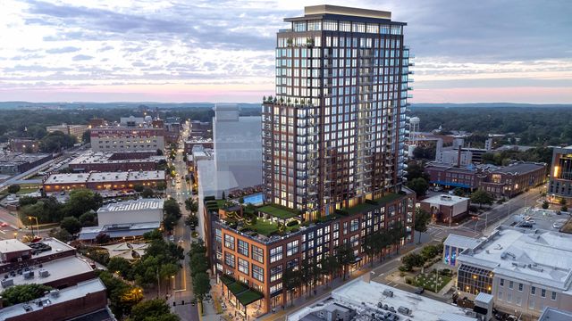 Second residential tower going up in Durham