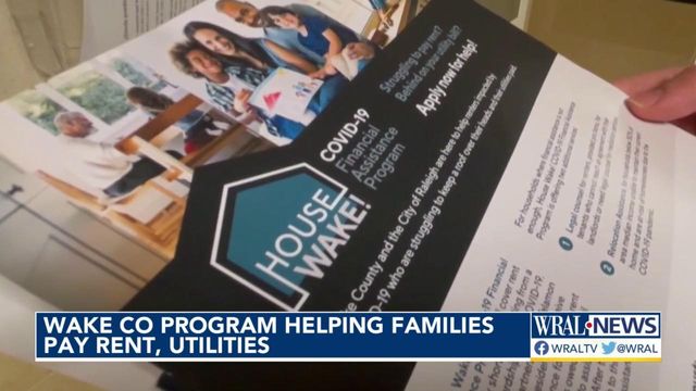 Wake program helping families pay rent, utilities during pandemic 