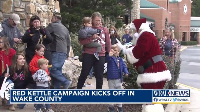 Salvation Army's Red Kettle campaign kicks off in Wake County