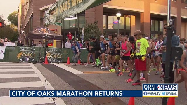 Ready, set, go! Runners take off in 15th annual City of Oaks Marathon
