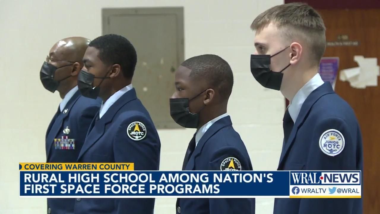WATCH: Falcon High School Space Force JROTC evaluated