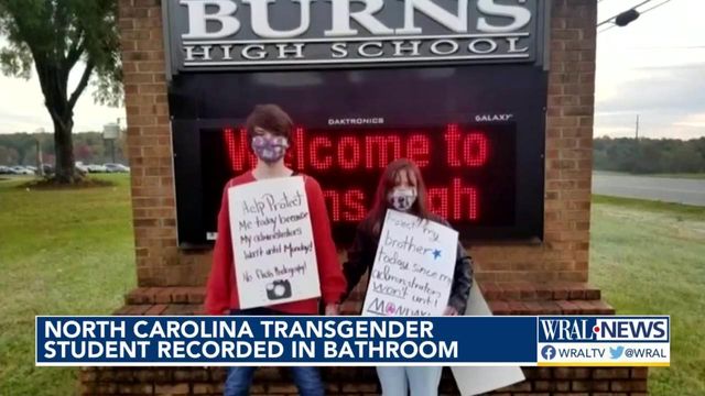 NC transgender student recorded in bathroom