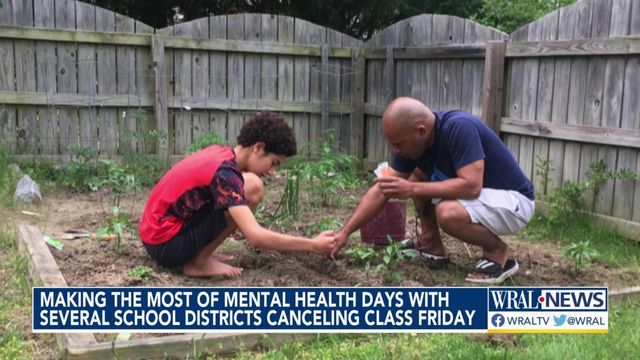 Making the most of Friday's mental health day with several school districts cancelling class 