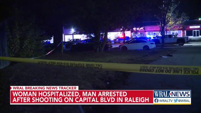 Woman hurt, man arrested from Raleigh shooting