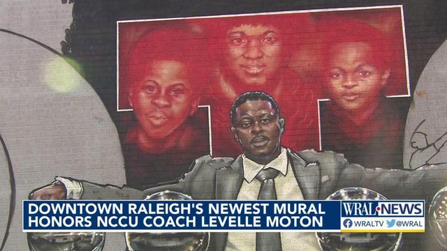 Downtown Raleigh mural honors legendary NCCU basketball coach 
