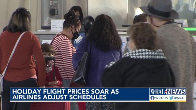 Higher prices, longer lines at RDU this holiday season